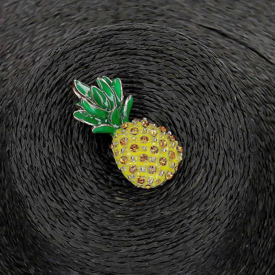 Accessoires Laura Vita | Bijou Broche Ananas