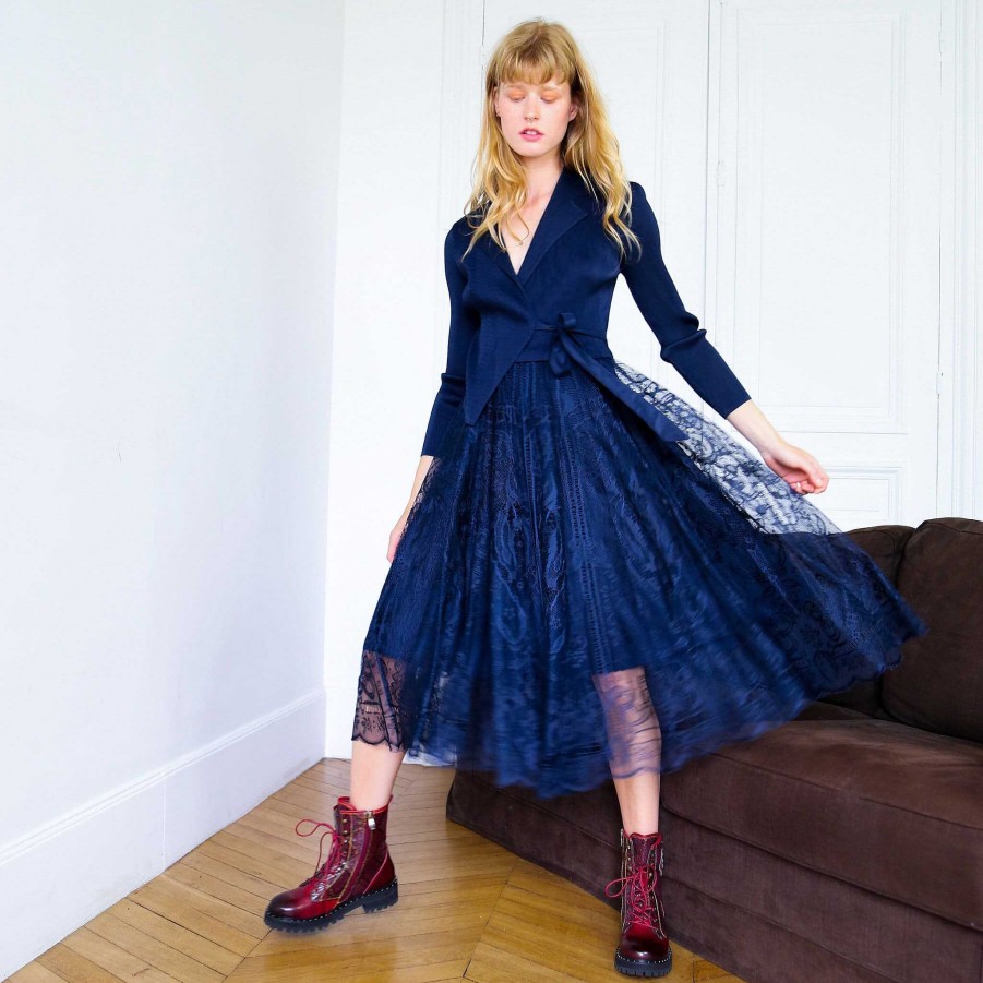 Vetements Laura Vita | Robe Dundee Marine