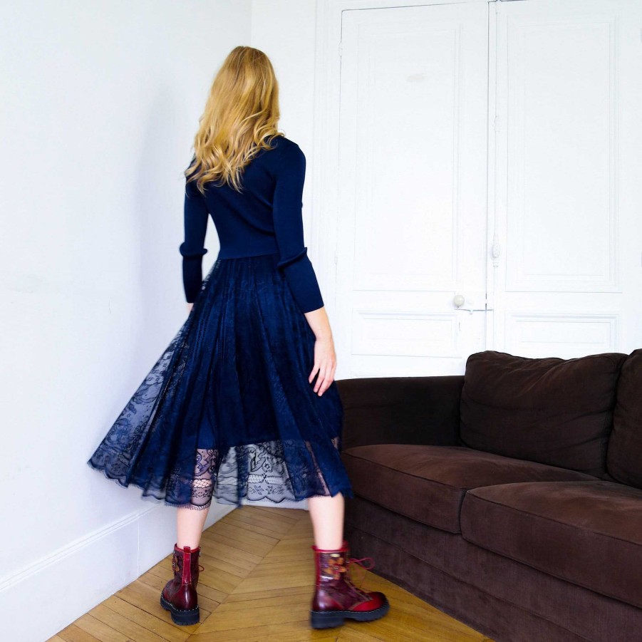 Vetements Laura Vita | Robe Dundee Marine