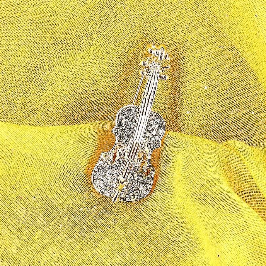 Accessoires Laura Vita | Bijou Broche Violon