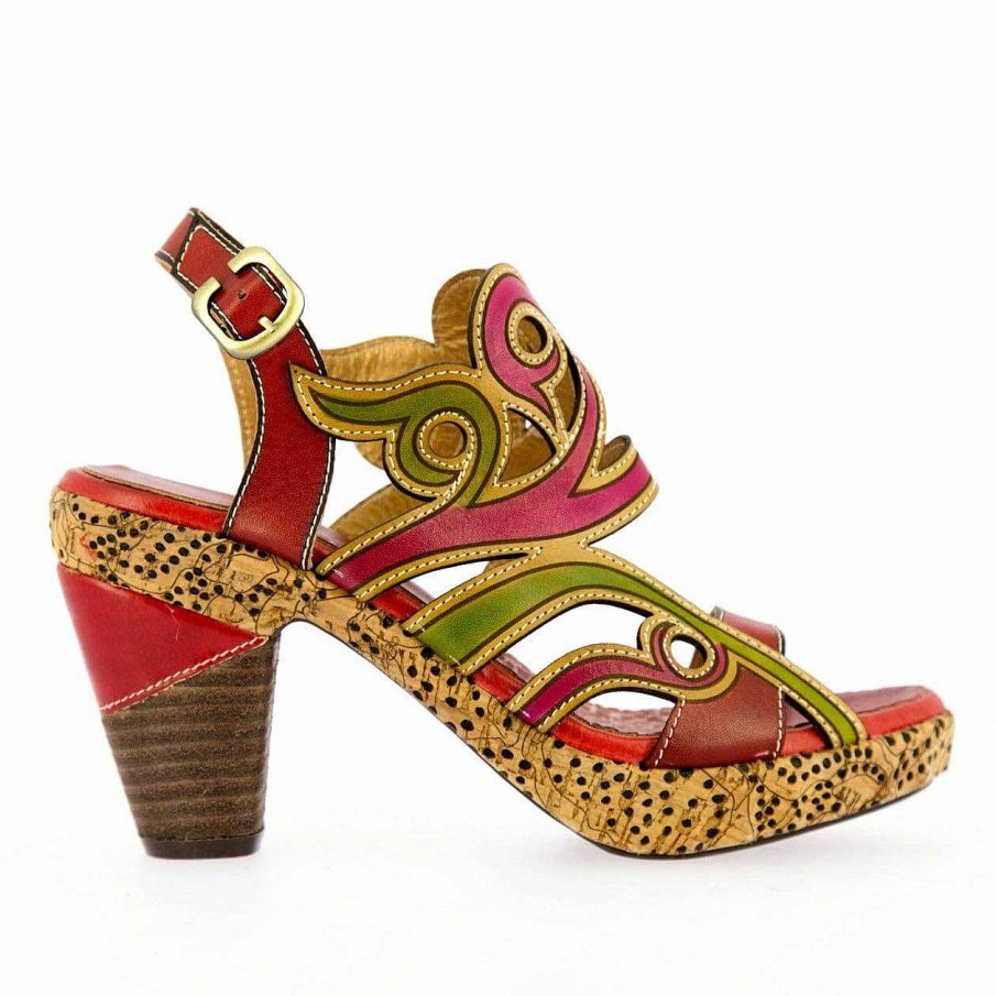 Chaussures Laura Vita | Chaussures Vessa Rouge