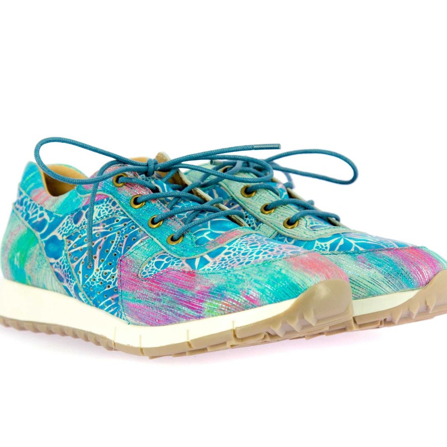 Chaussures Laura Vita | Chaussures Depart 05 Turquoise