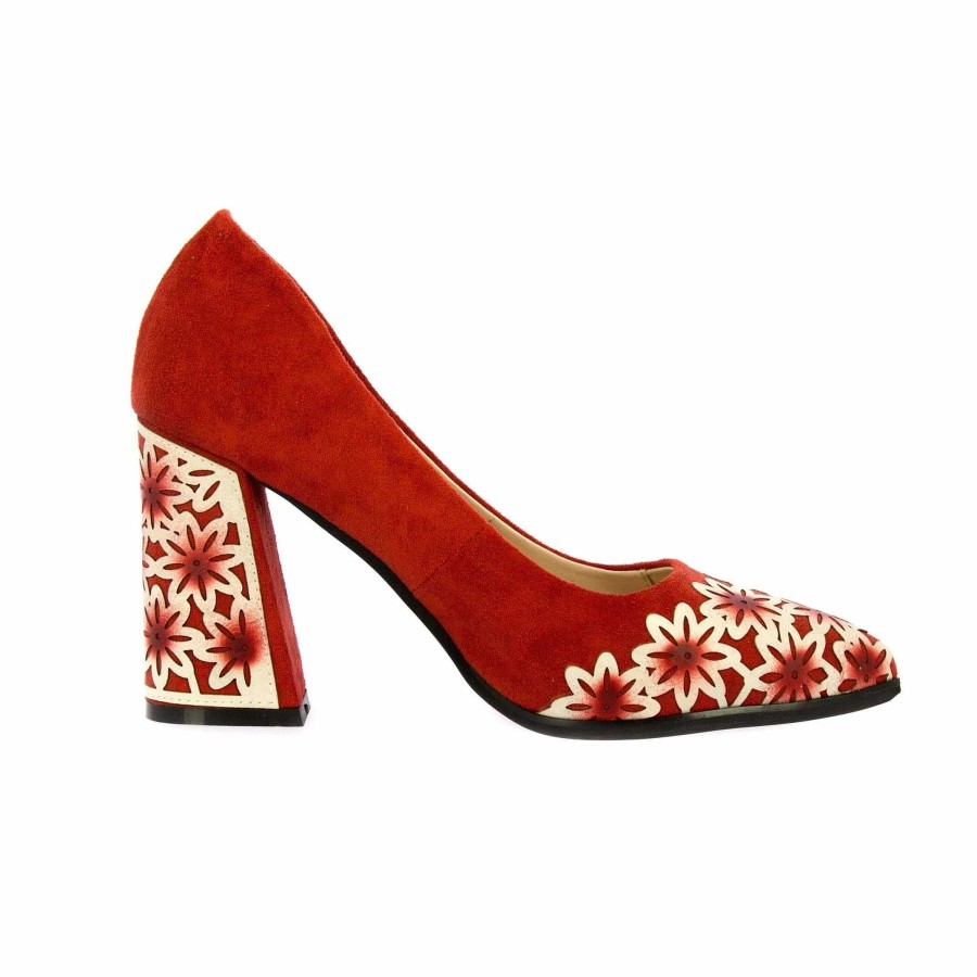 Chaussures Laura Vita | Chaussure Laura Vita Edcikao12 Rouge