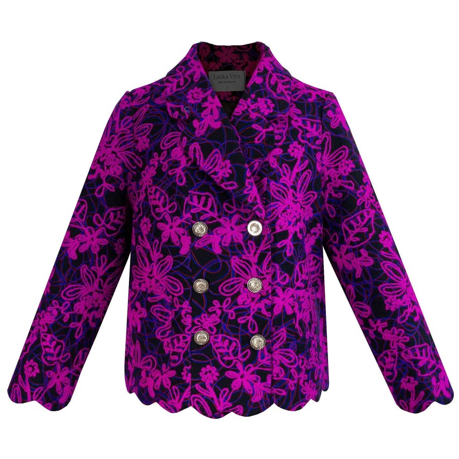 Vetements Laura Vita | Veste Typhon Fushia Studio