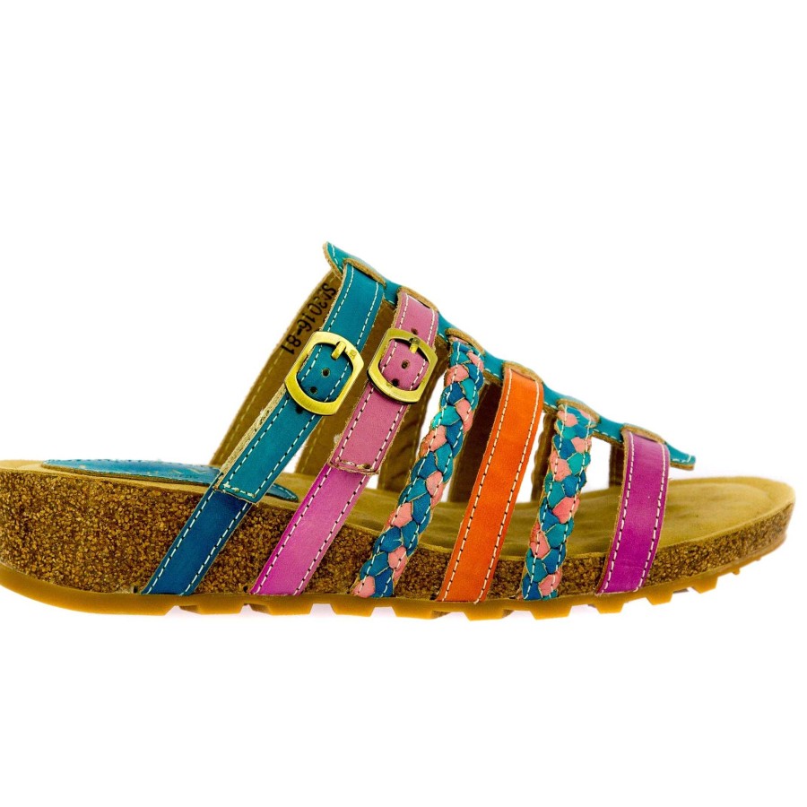 Chaussures Laura Vita | Chaussures Bourges 81 Turquoise