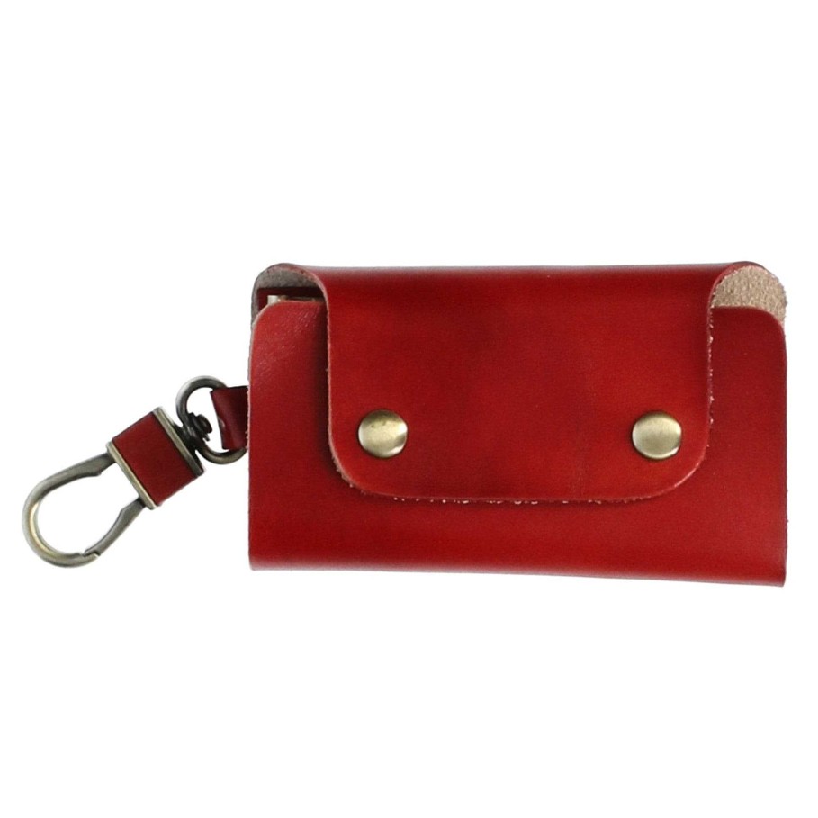 Accessoires Laura Vita | Porte-Clefs Multiple En Cuir A Mousquetons