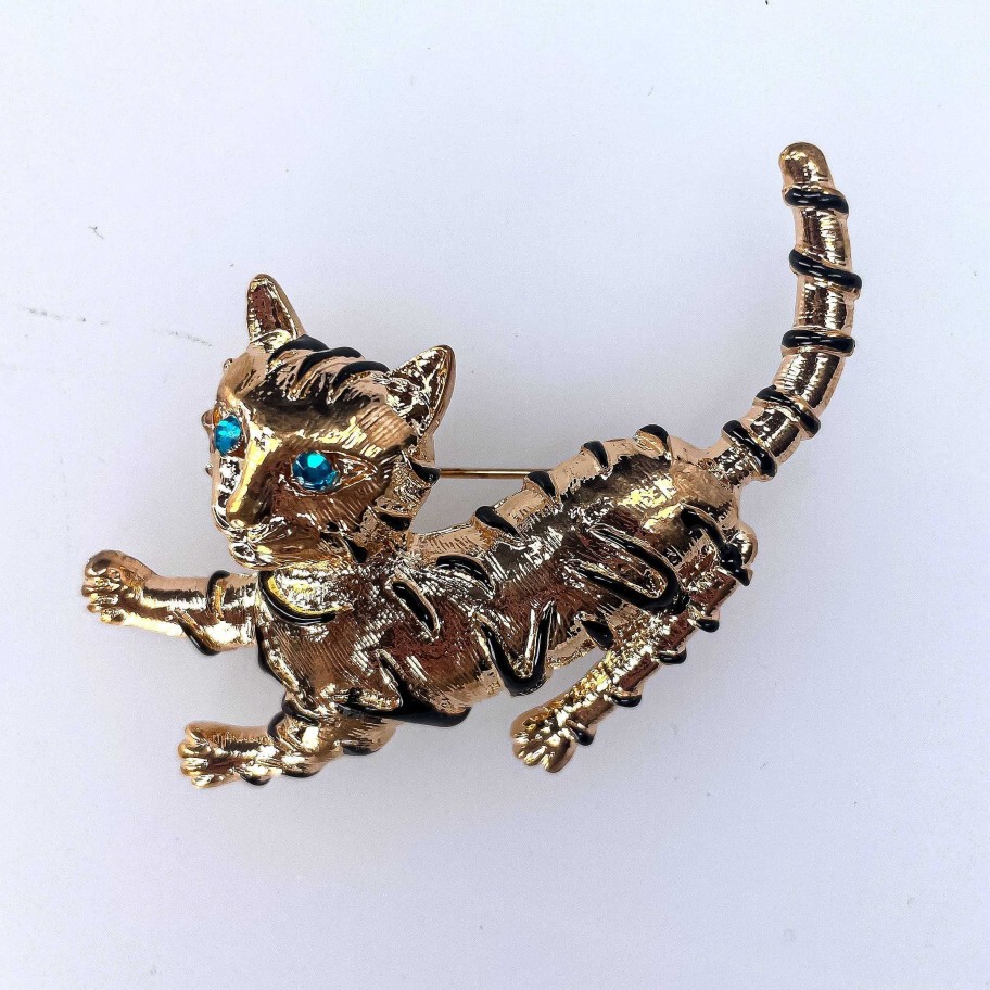 Accessoires Laura Vita | Bijou Broche Chat