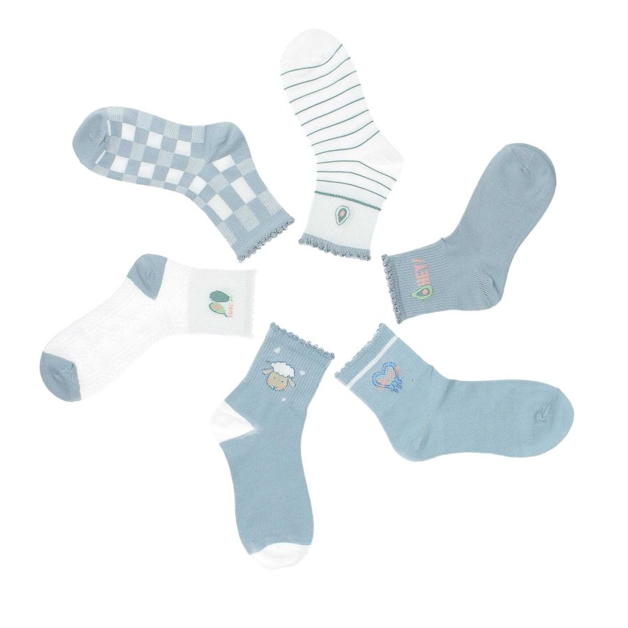 Accessoires Laura Vita | Lot De 6 Paires De Chaussettes