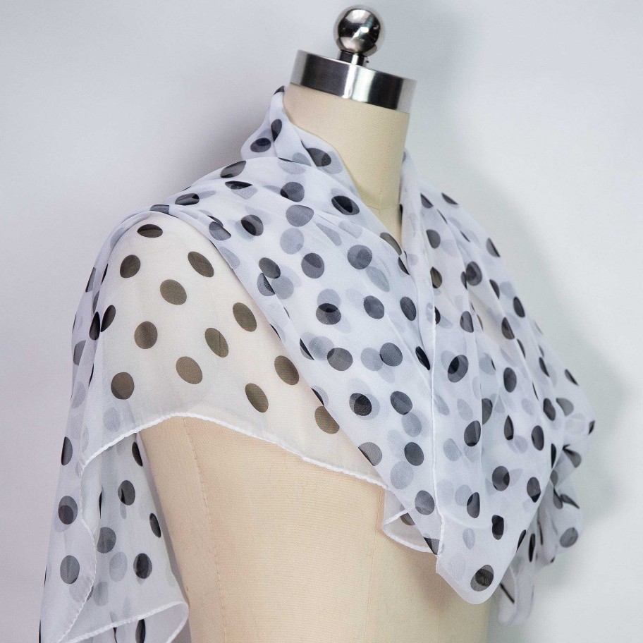 Accessoires Laura Vita | Foulard A Pois Angele