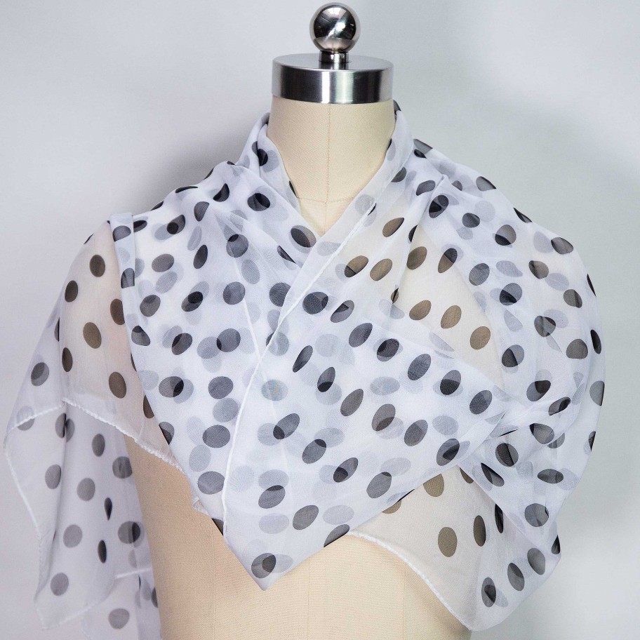 Accessoires Laura Vita | Foulard A Pois Angele