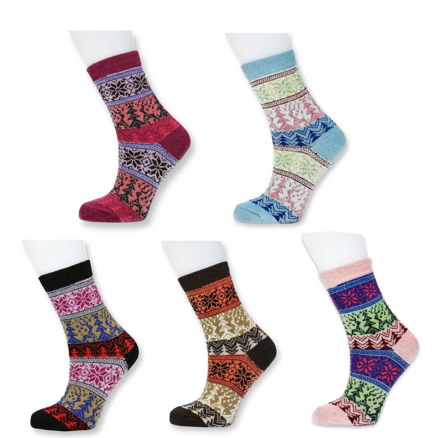 Accessoires Laura Vita | Lot De 5 Paires De Chaussettes Winter