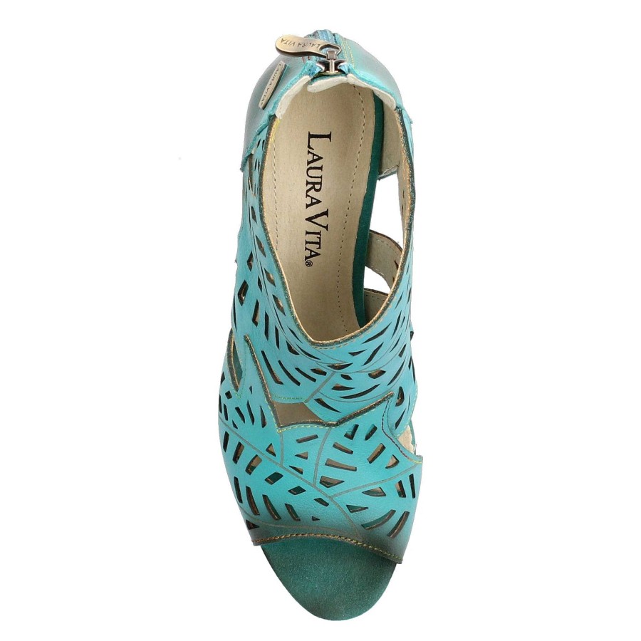 Chaussures Laura Vita | Chaussures Albane 048 Turquoise