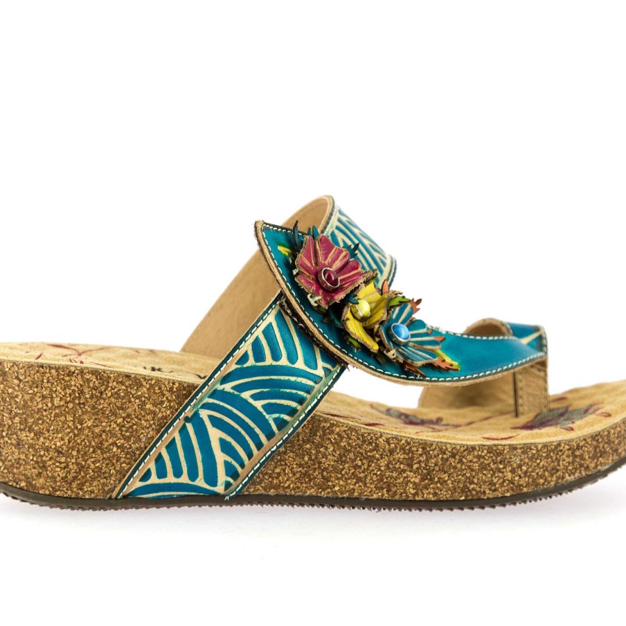 Chaussures Laura Vita | Chaussures Bingo 06 Turquoise