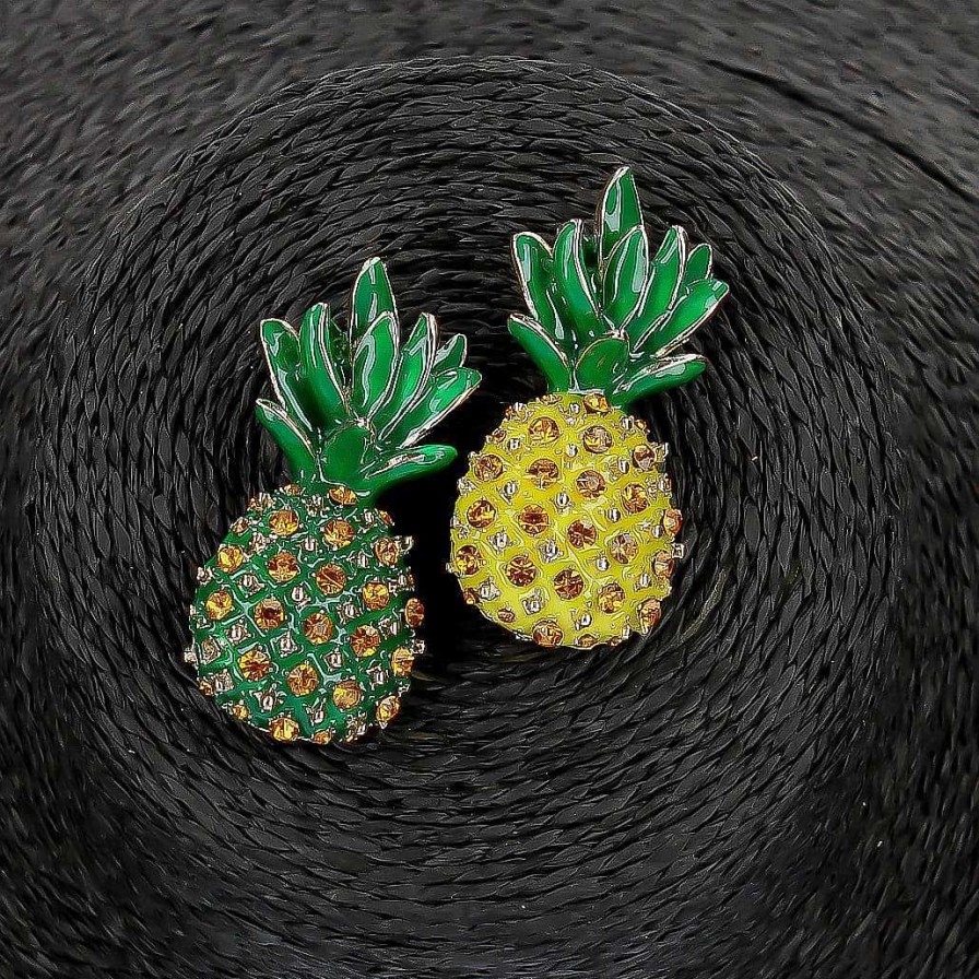 Accessoires Laura Vita | Bijou Broche Ananas