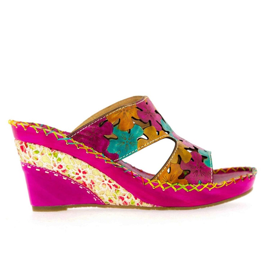 Chaussures Laura Vita | Chaussures Ballon 02 Fushia