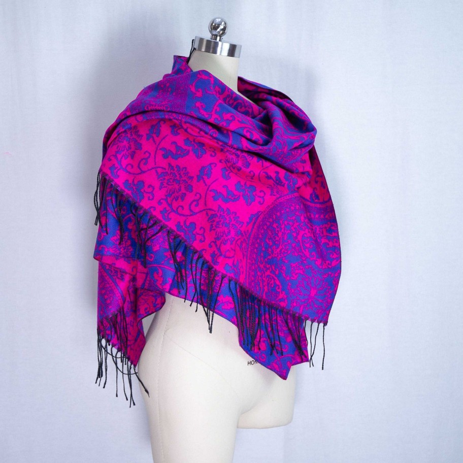 Accessoires Laura Vita | Foulard Cachemire De Pashmina Isis