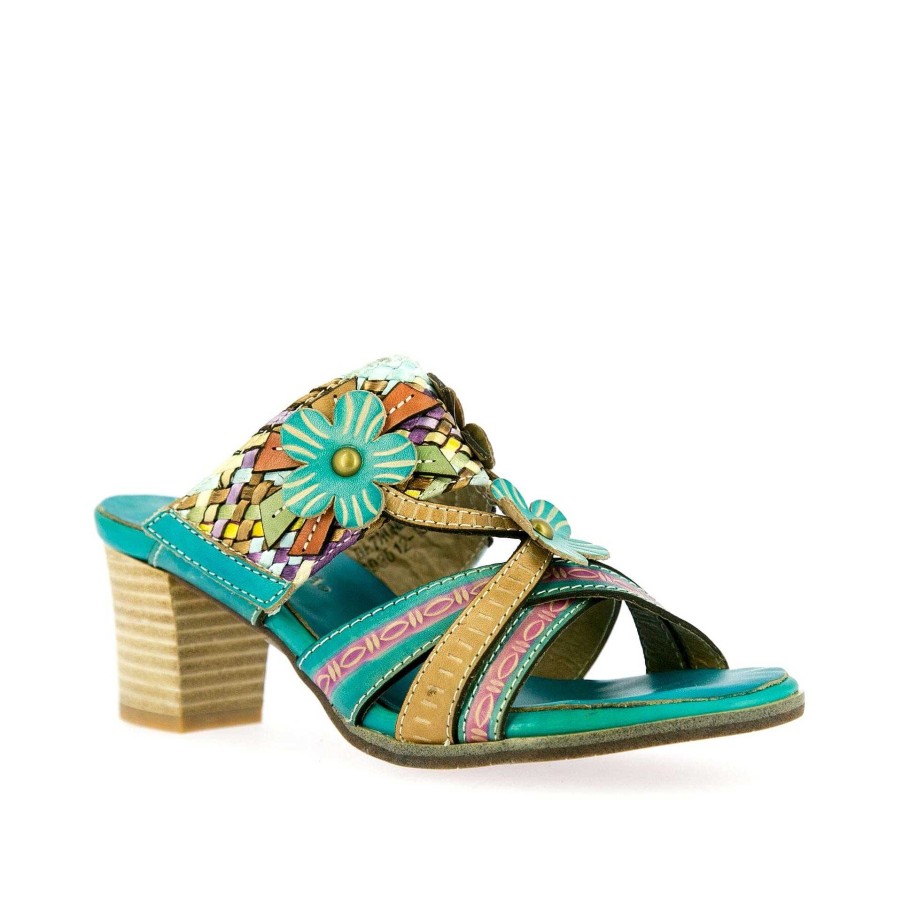 Chaussures Laura Vita | Chaussures Bethune 18 Turquoise