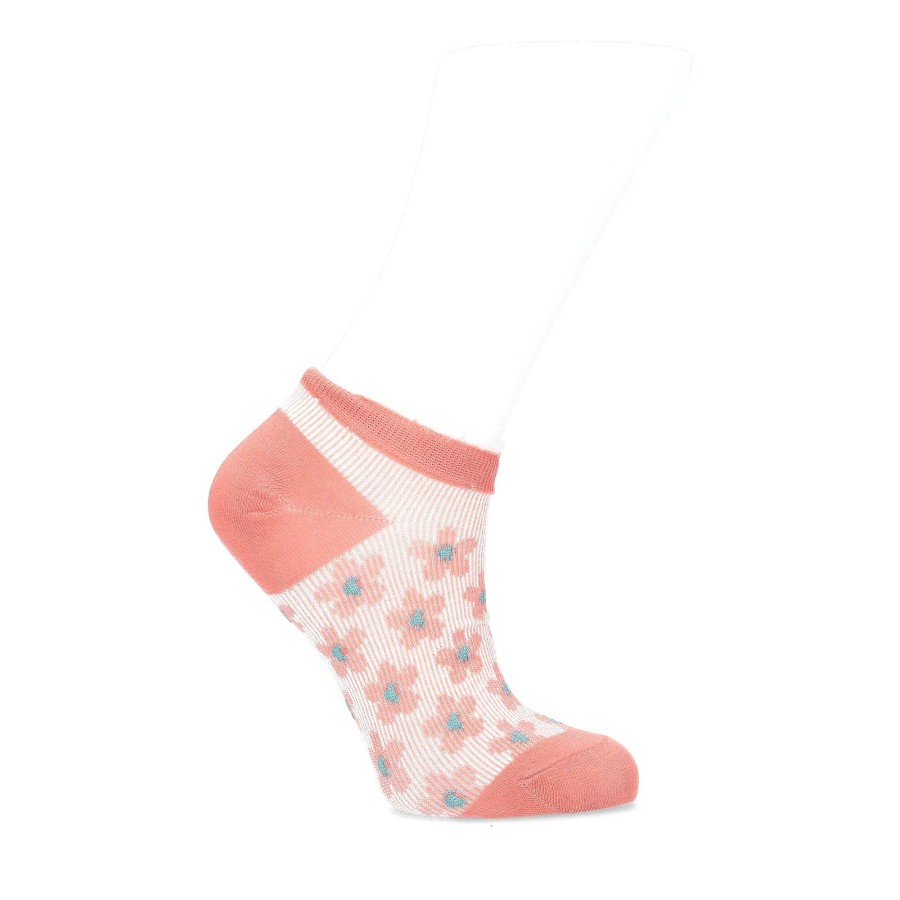 Accessoires Laura Vita | Lot De 5 Paires De Chaussettes Fleurs