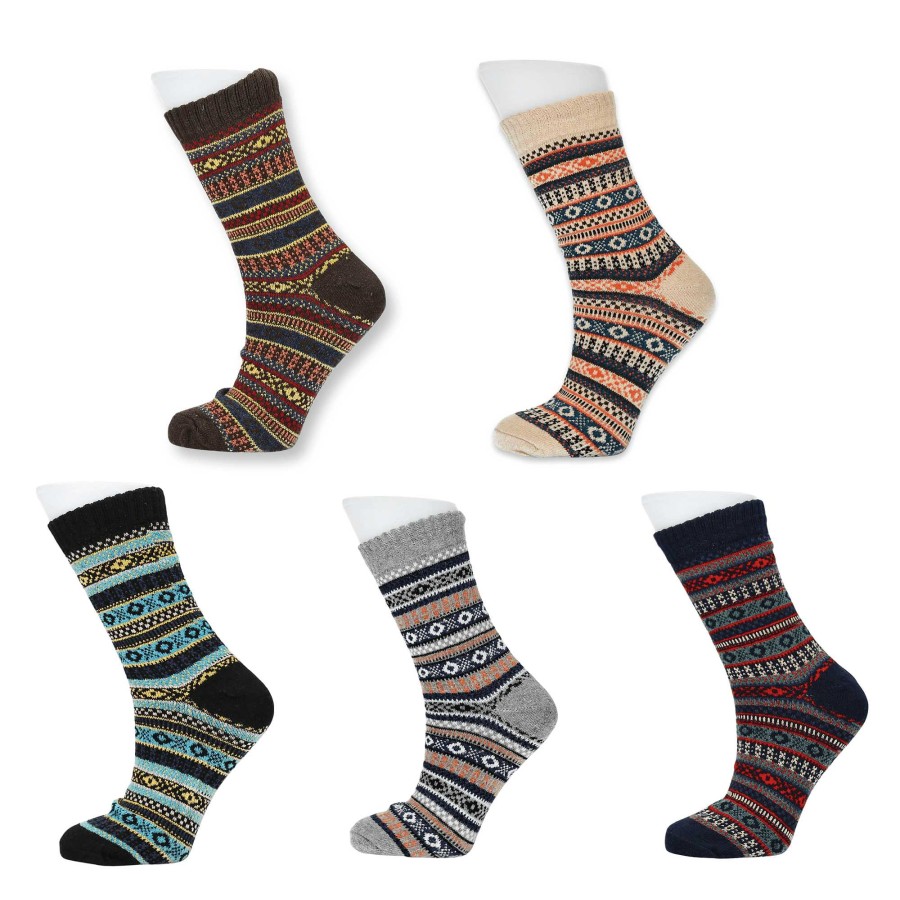 Accessoires Laura Vita | Lot De 5 Paires De Chaussettes Winter