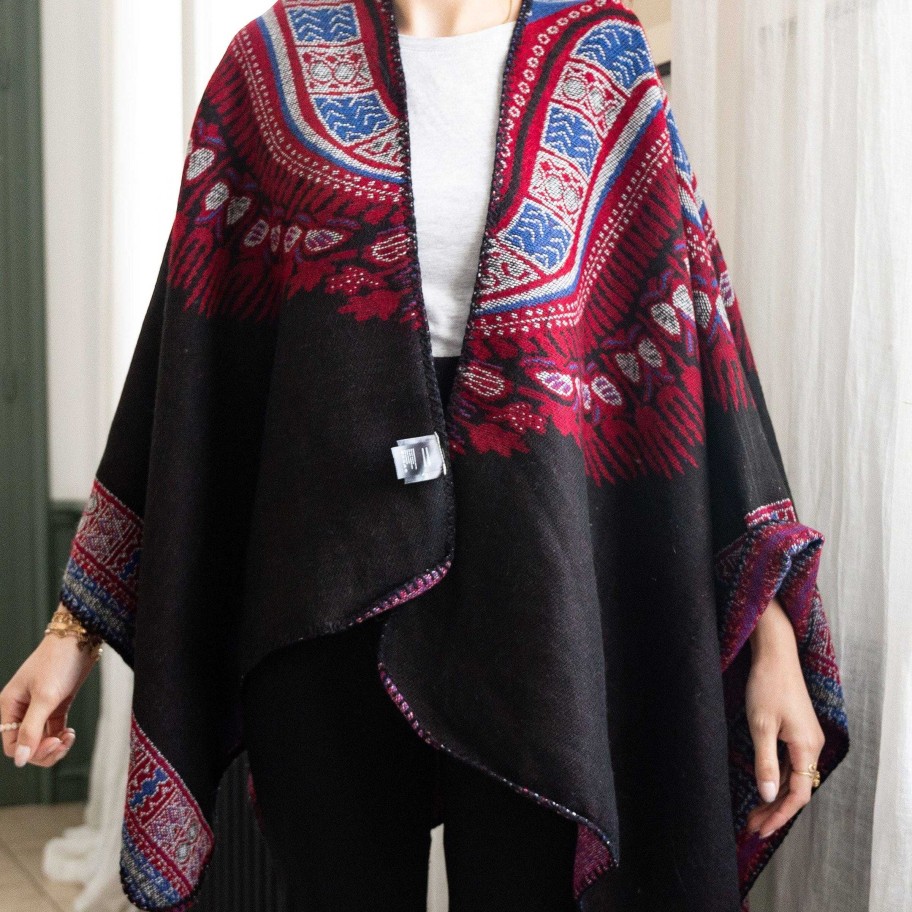 Accessoires Laura Vita | Poncho Pluma